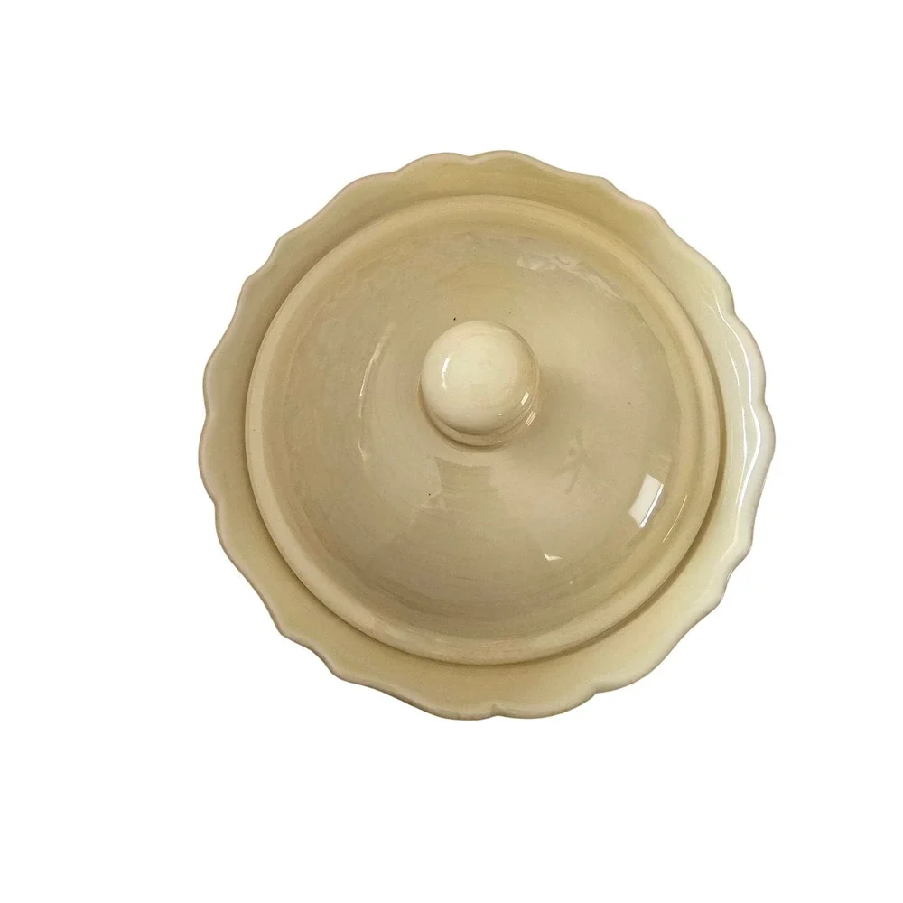 CorningWare French 2‎ Qt Round Casserole Dish with Lid Stoneware Fluted Bowl